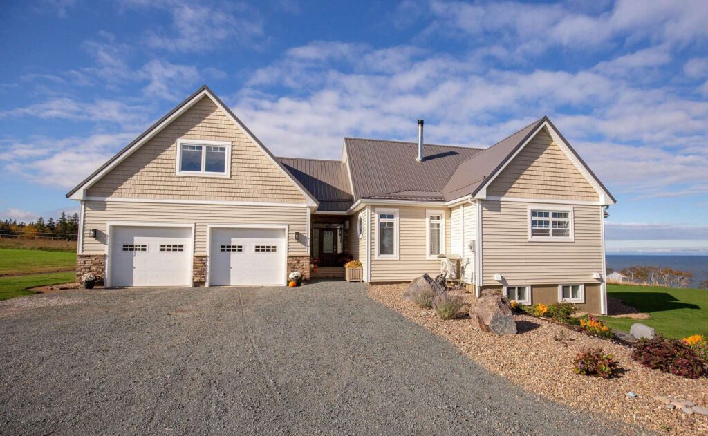 Custom built house by Reimer Construction in the Annapolis Valley, Nova Scotia.